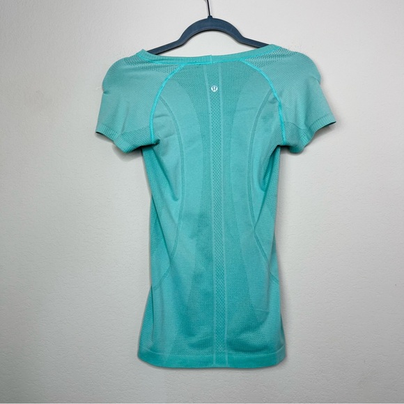 Lululemon swiftly tech short sleeve crew Aqua Mint Teal - Picture 7 of 8